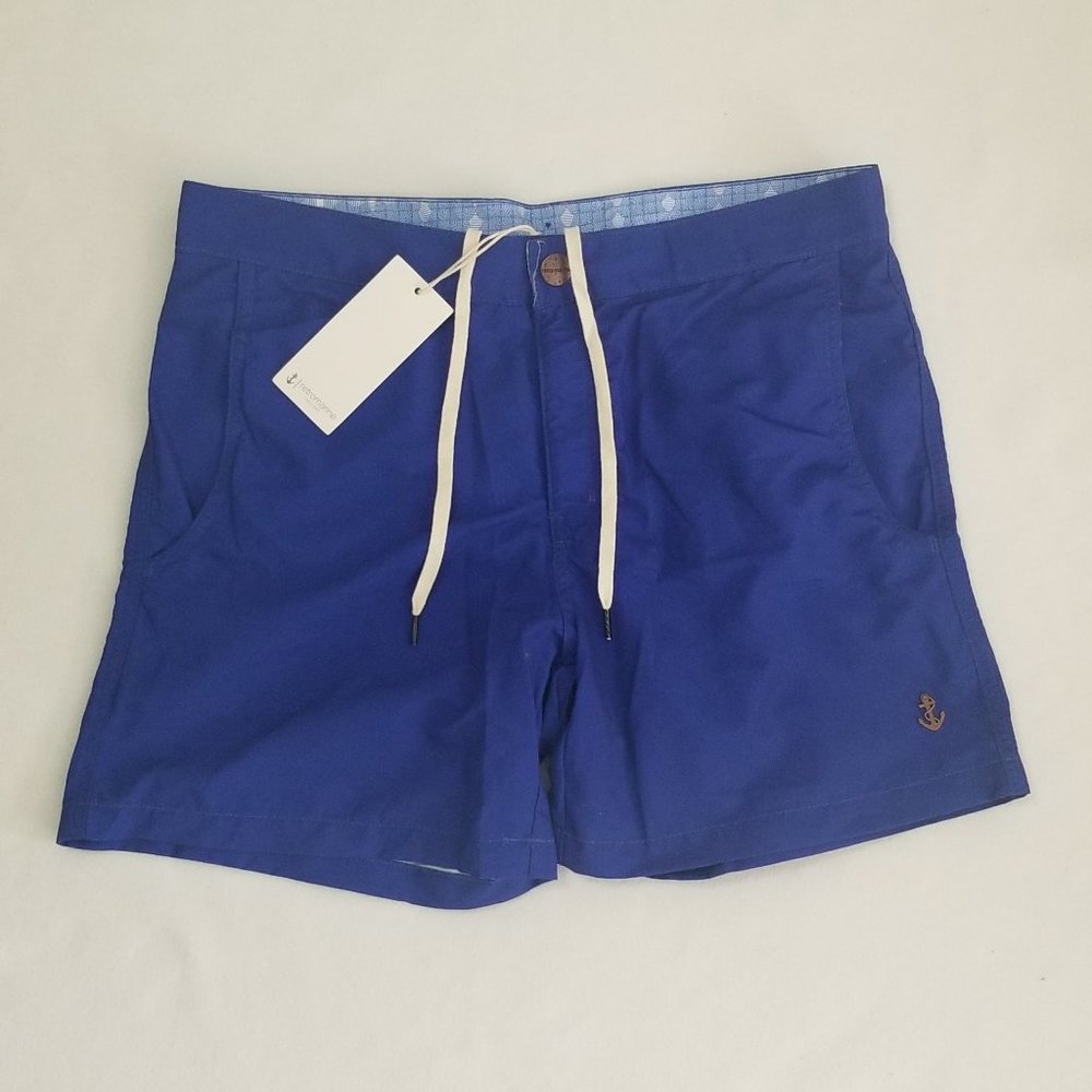 Retromarine Men's Fixed Waist Swim Trunk